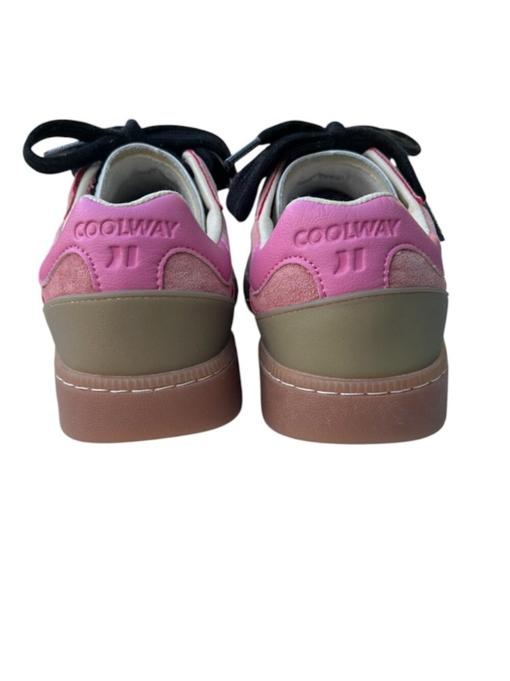 Coolway Goal Pink Suede Sneakers Women Size 9 Low Profile Retro Skate Shoes - Picture 7 of 9